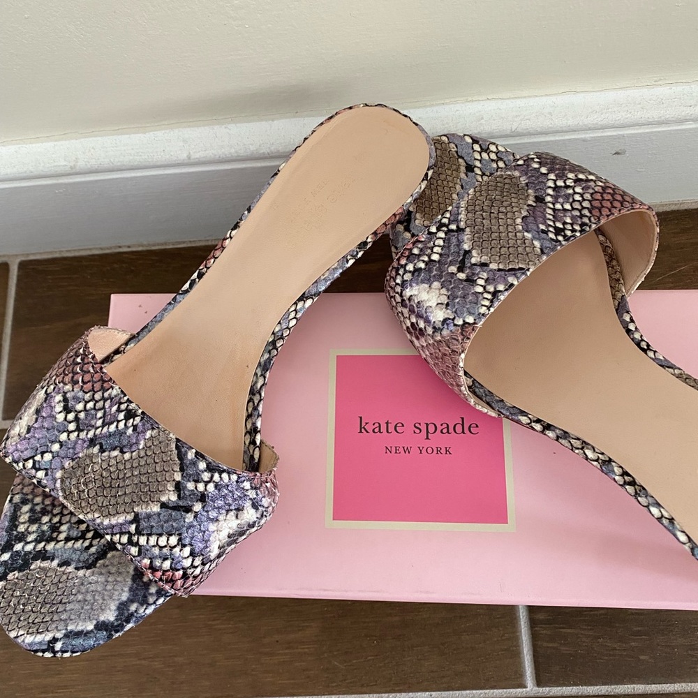 Kate Spade Savvi Snake Skin Heels